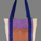 Carry All Bag - Blue Strap - Terracotta/Aqua/Lavender