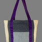 Carry All Bag - Purple Strap - Lightblue/Gold/Darkgrey