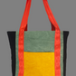 Carry All Bag - Red Strap - Sage/Grey/Yellow