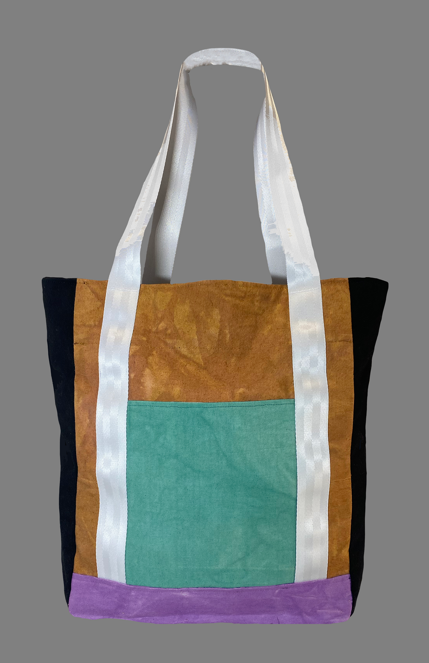 Carry All Bag - White Strap - Darkgreen/Seafoam/Gold