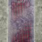 Lunar Phase Calendar 2026 - Light Logwood Swirl Silk w/ Red Print